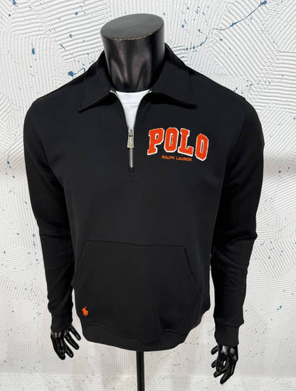 The Ralph Lauren Fleece Logo Collared Sweatshirt